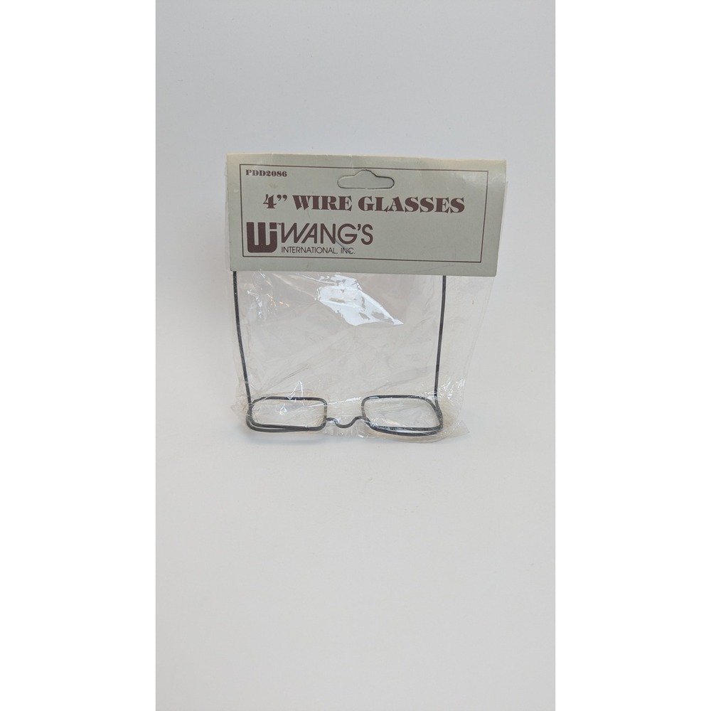 Wangs International 4 Inch Wire Glasses for Dolls or Bears PDD2086 Vintage NIP